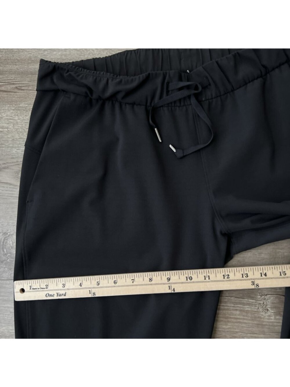 Lululemon On the Fly 7/8 Pant Womens 12 Black Hi Rise Straight Leg - Picture 9 of 15